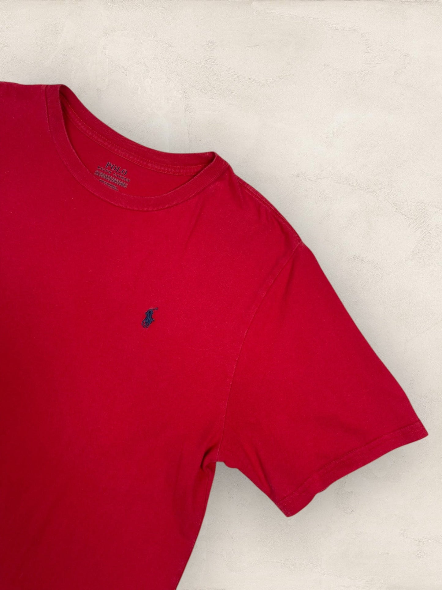 T-shirt Ralph Lauren Rouge S Homme Ref : 710 - Rouge - S - amifrip - Friperie en ligne et vêtements vintage