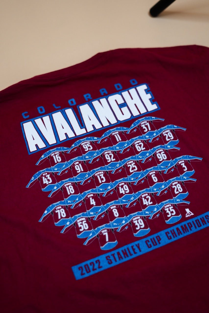 T-Shirt "Stanley Cup Champions" - BORDEAUX - Coton - amifrip - Friperie en ligne et vêtements vintage