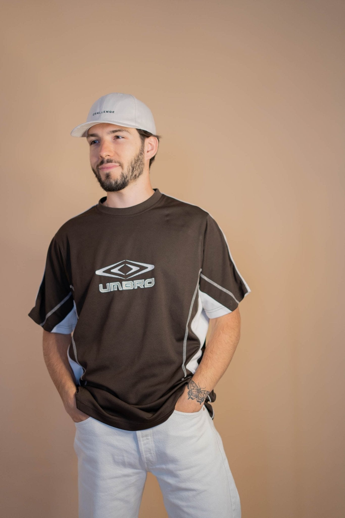 T-shirt Umbro Homme Retro 877 - XL - MARRON - amifrip - Friperie en ligne et vêtements vintage
