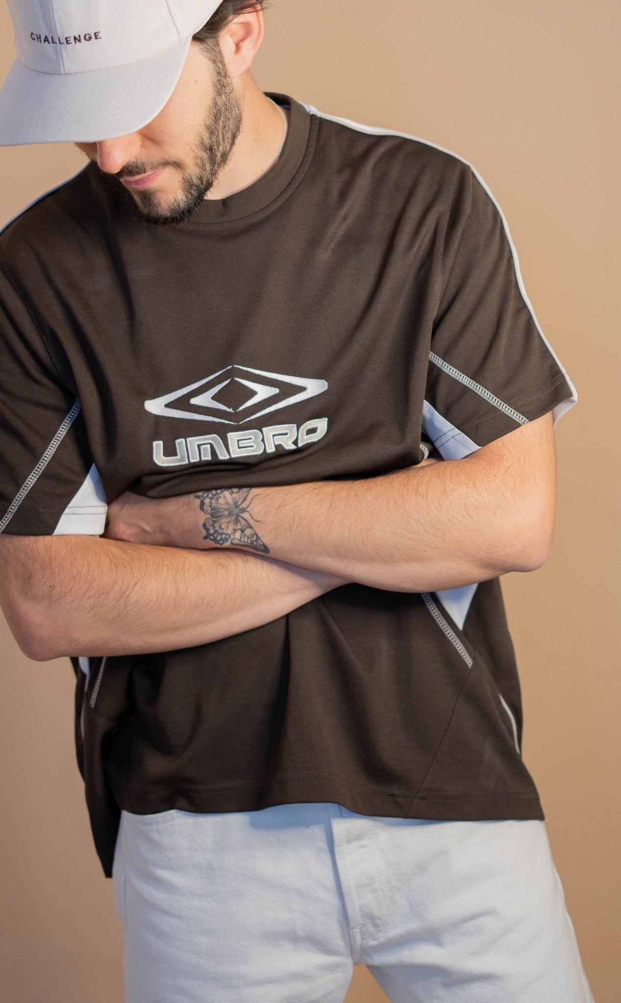 T-shirt Umbro Homme Retro 877 - XL - MARRON - amifrip - Friperie en ligne et vêtements vintage