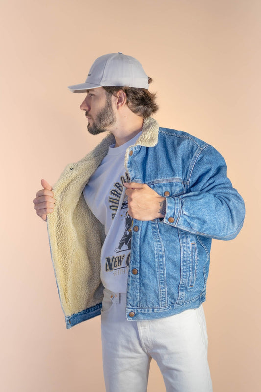 Veste En Jeans Complice Vintage Homme 824 - BLEU - L - amifrip - Friperie en ligne et vêtements vintage