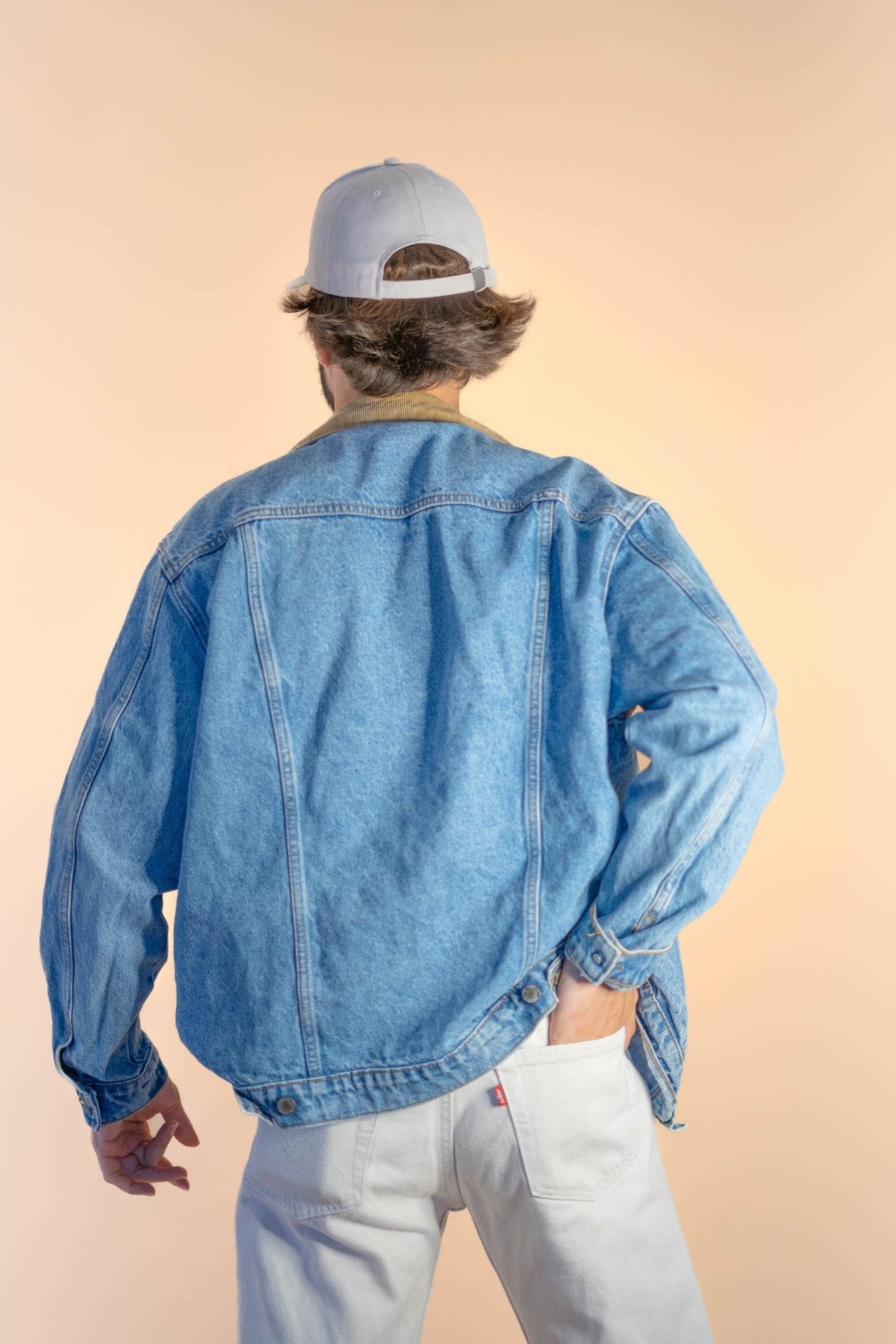 Veste En Jeans Large Homme 621 - BLEU - M - amifrip - Friperie en ligne et vêtements vintage