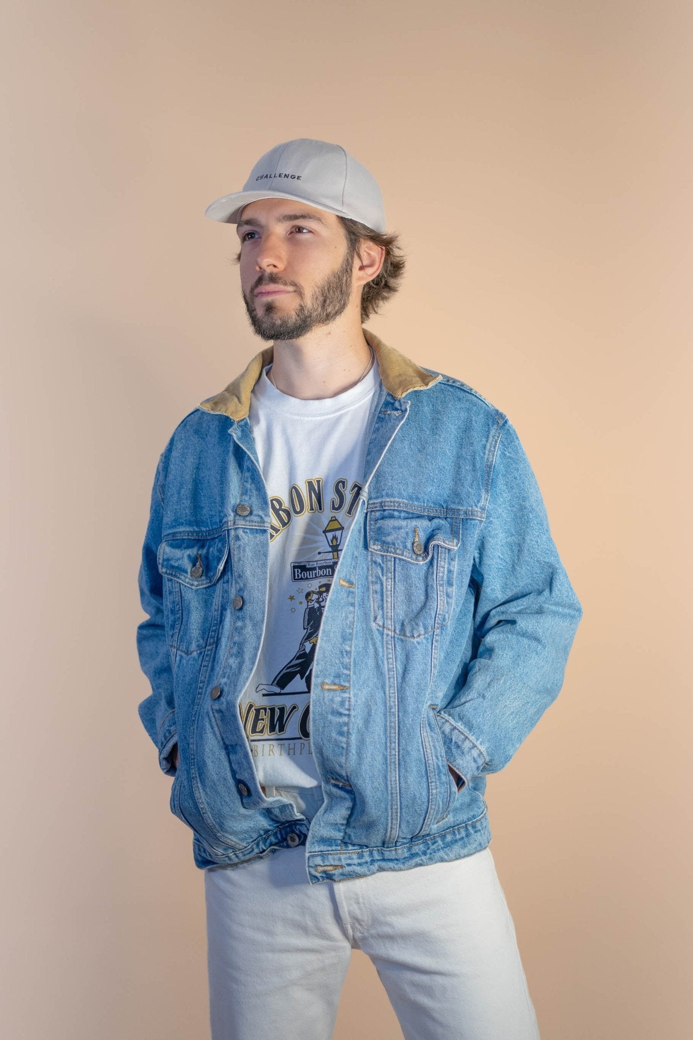 Veste En Jeans Large Homme 621 - BLEU - M - amifrip - Friperie en ligne et vêtements vintage