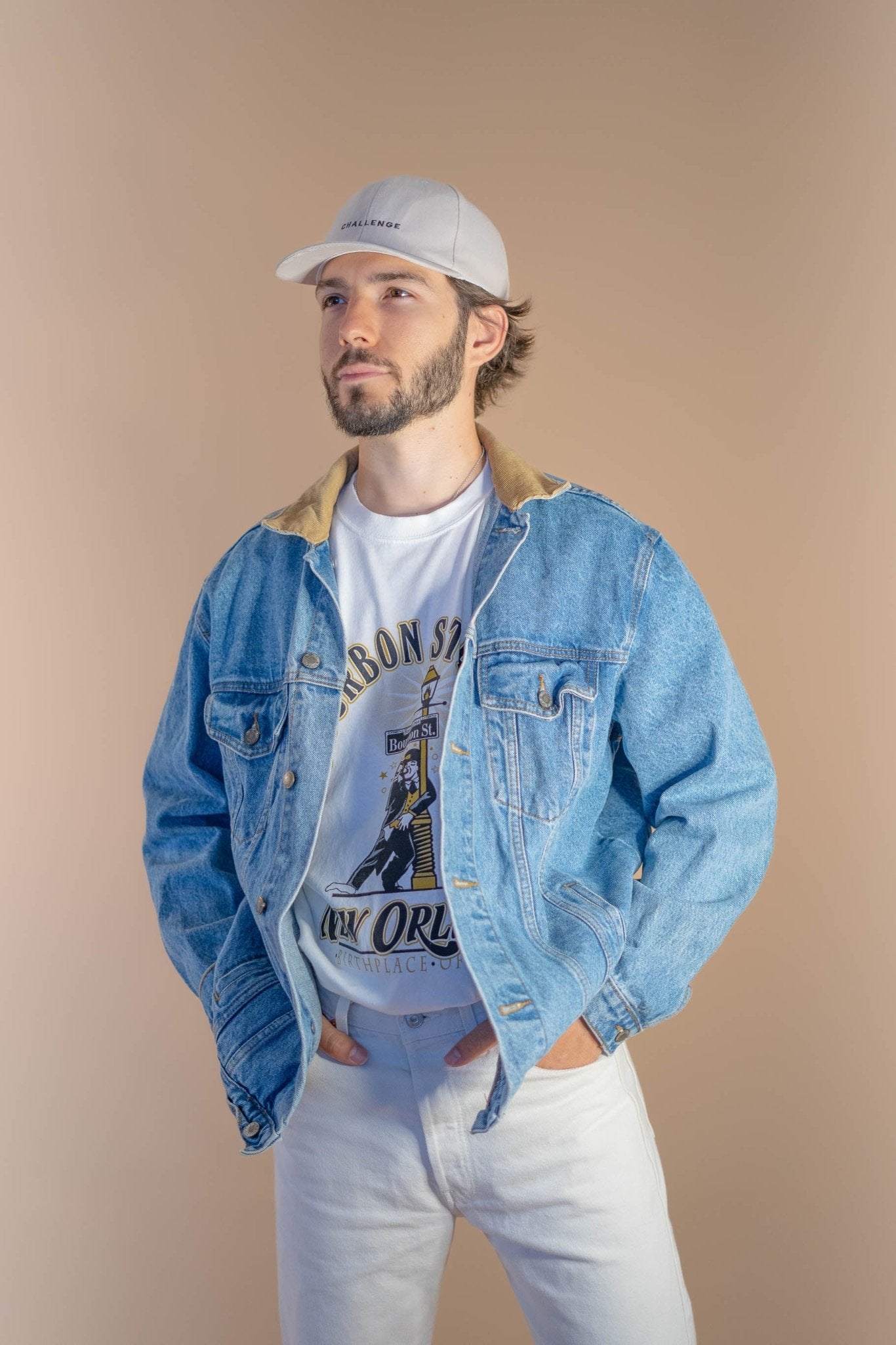Veste En Jeans Large Homme 621 - BLEU - M - amifrip - Friperie en ligne et vêtements vintage