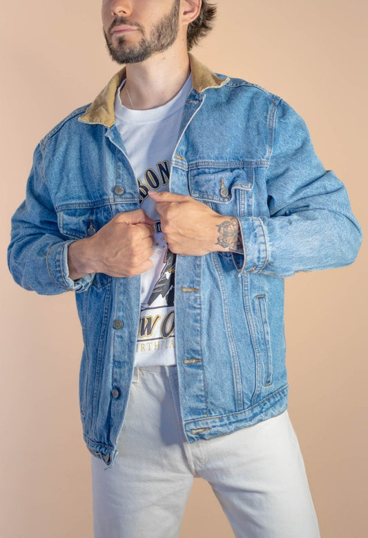 Veste En Jeans Large Homme 621 - BLEU - M - amifrip - Friperie en ligne et vêtements vintage