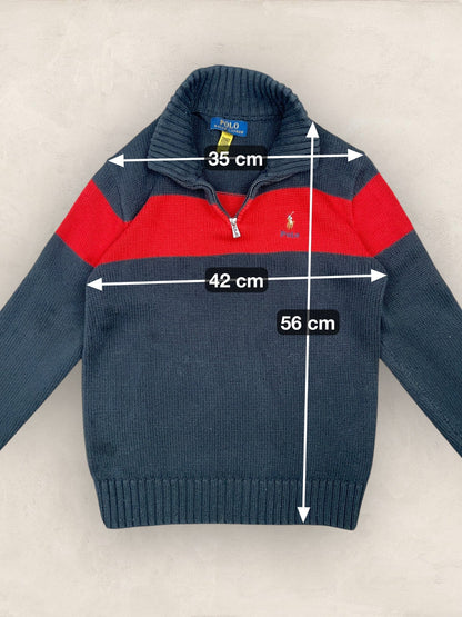 1/4 zip femme Ralph Lauren Noir S Ref:3741 - Noir - S - amifrip