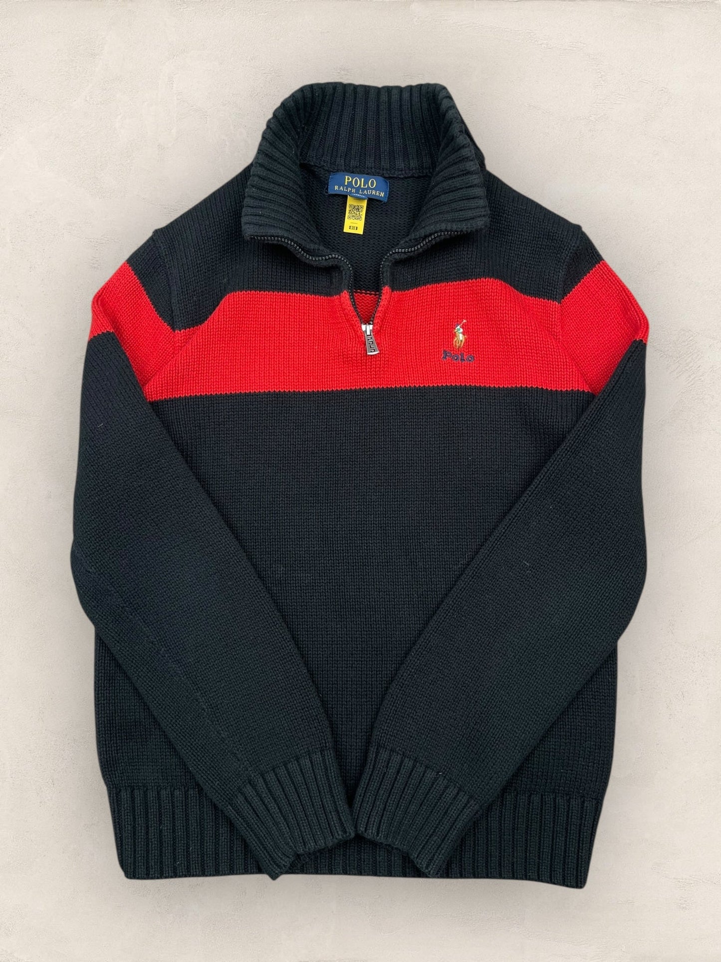 1/4 zip femme Ralph Lauren Noir S Ref:3741 - Noir - S - amifrip