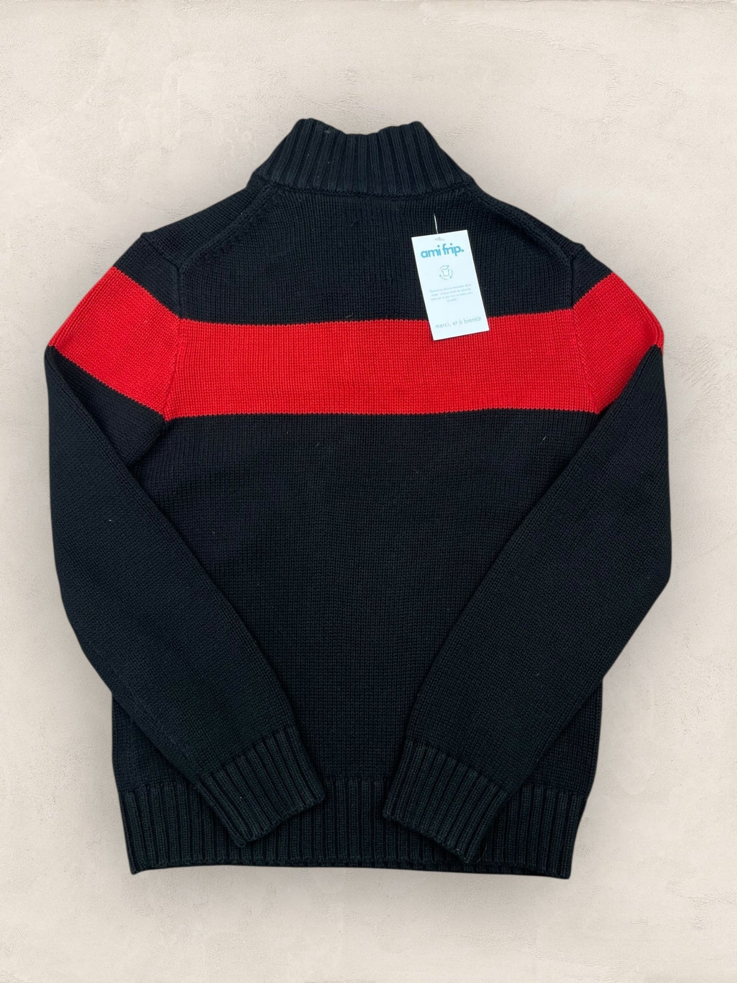 1/4 zip femme Ralph Lauren Noir S Ref:3741 - Noir - S - amifrip