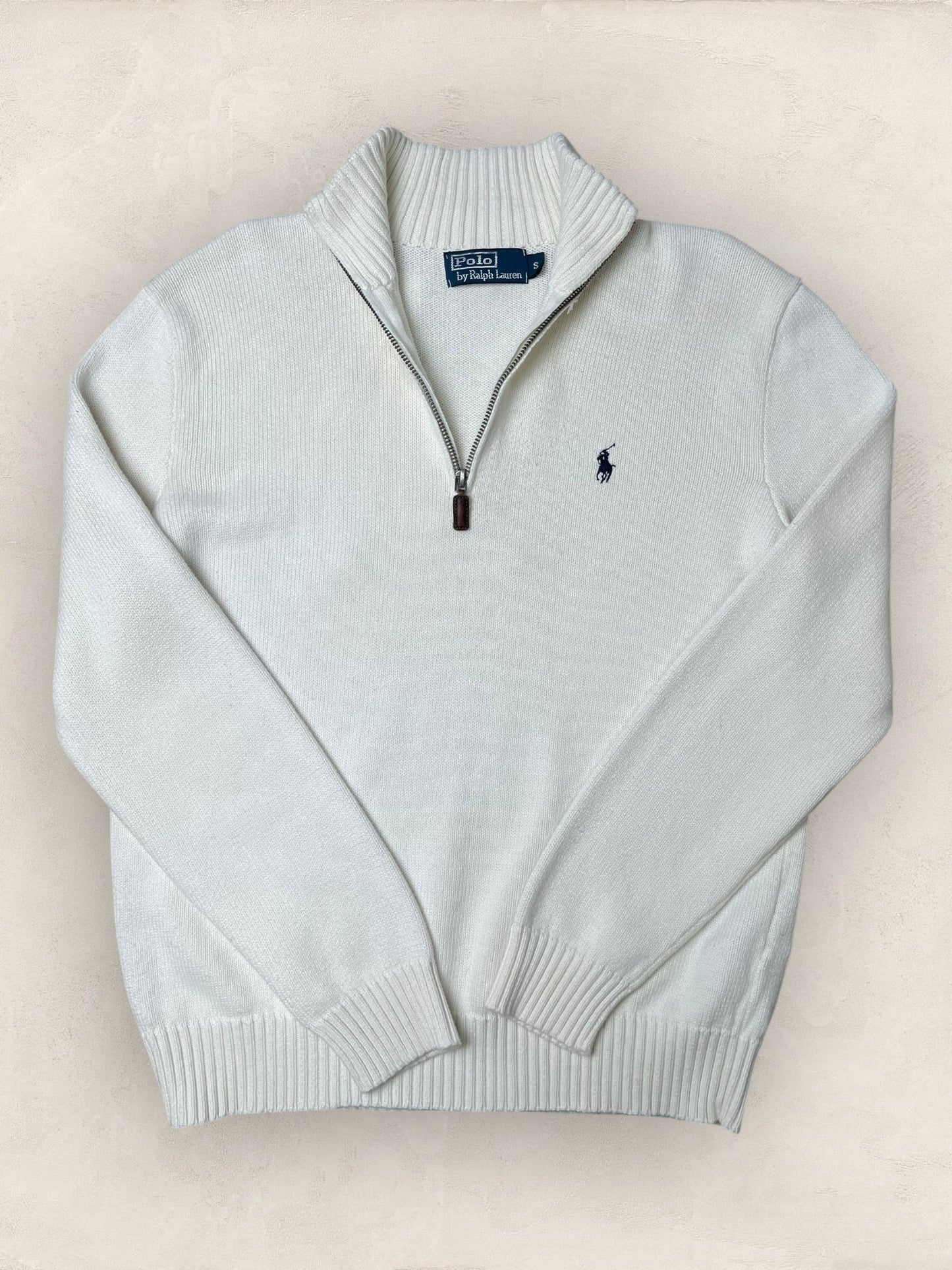 1/4 zip Homme Ralph Lauren Blanc S Ref:3706 - Blanc - S - amifrip