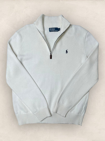 1/4 zip Homme Ralph Lauren Blanc S Ref:3706 - Blanc - S - amifrip