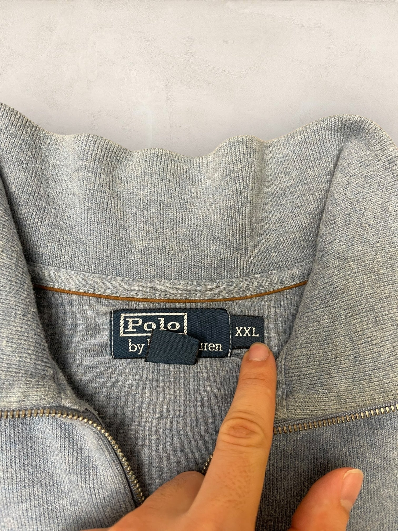 1/4 zip Homme Ralph Lauren Bleu 2XL Ref:3710 - Bleu - 2XL - amifrip