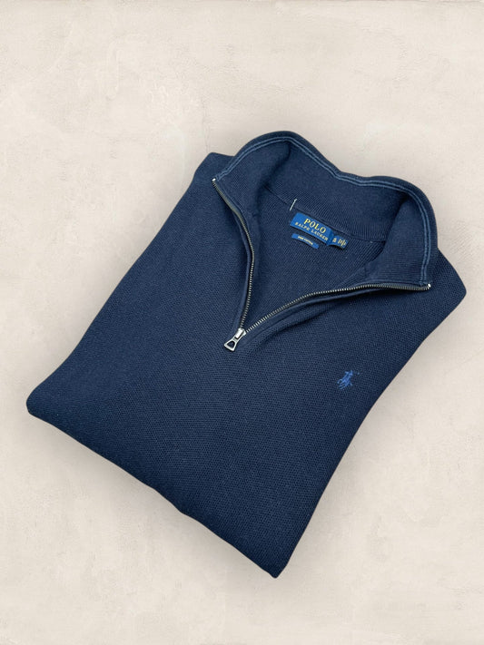 1/4 zip Homme Ralph Lauren Bleu Marine XL Ref:3736 - Bleu Marine - XL - amifrip
