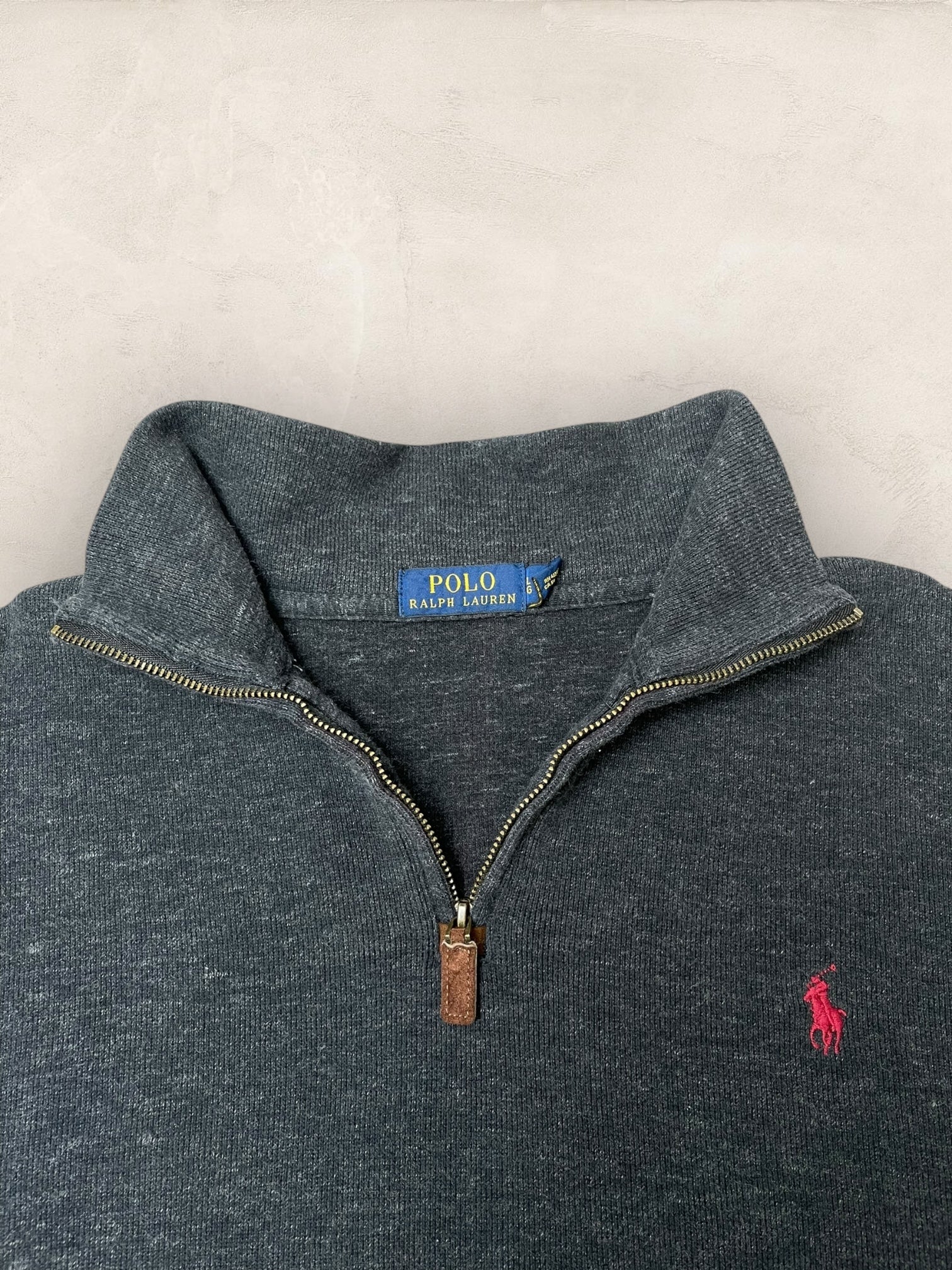 1/4 zip Homme Ralph Lauren Gris L Ref:3723 - Gris - L - amifrip