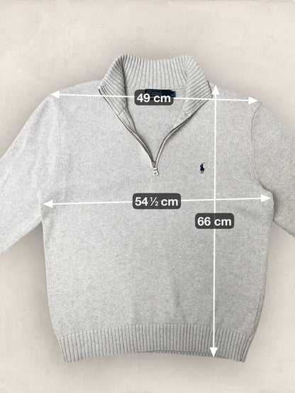 1/4 zip Homme Ralph Lauren Gris M Ref:3726 - Gris - M - amifrip