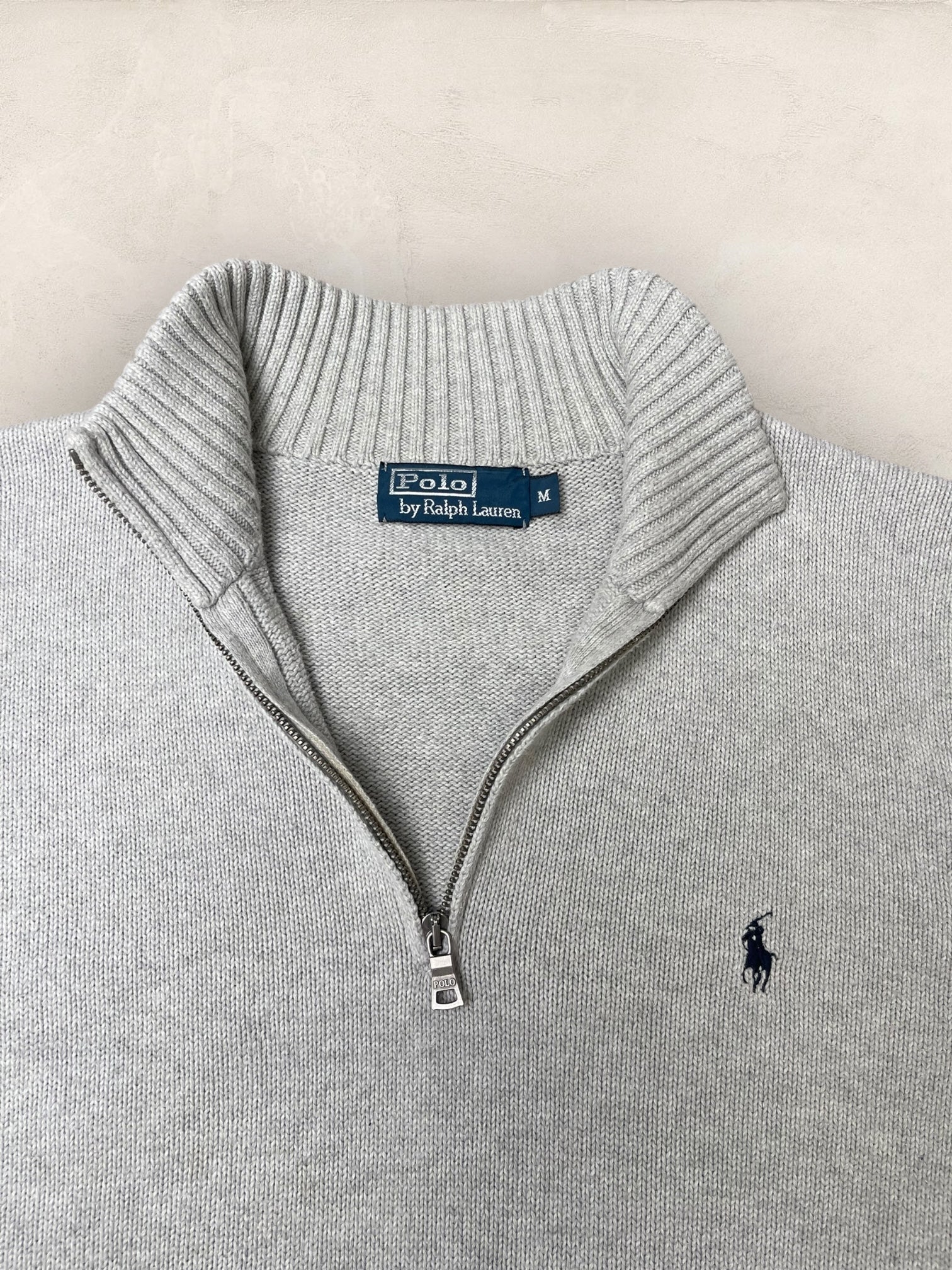 1/4 zip Homme Ralph Lauren Gris M Ref:3726 - Gris - M - amifrip