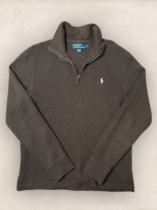 1/4 zip Homme Ralph Lauren Marron S Ref:3712 - Marron - S - amifrip