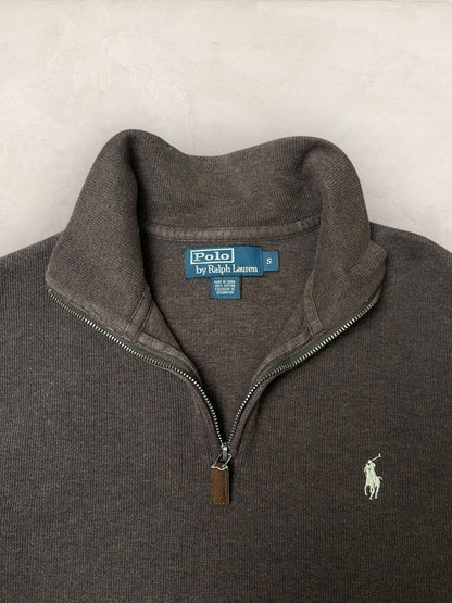 1/4 zip Homme Ralph Lauren Marron S Ref:3712 - Marron - S - amifrip