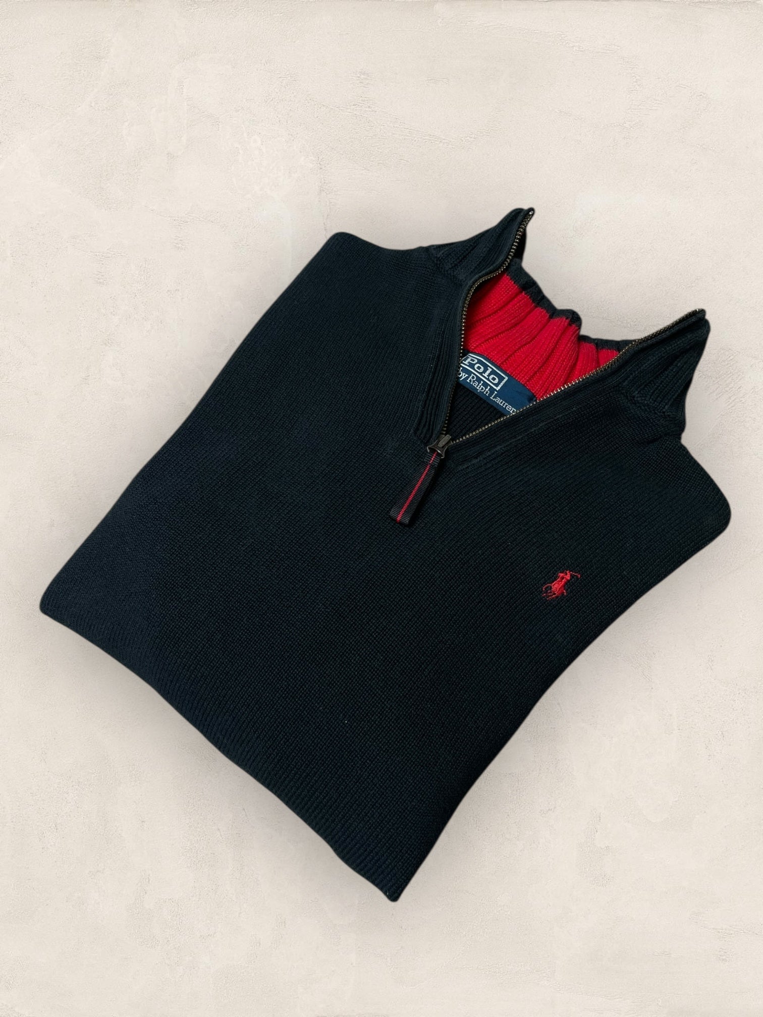 1/4 zip Homme Ralph Lauren Noir M Ref:3721 - Noir - M - amifrip