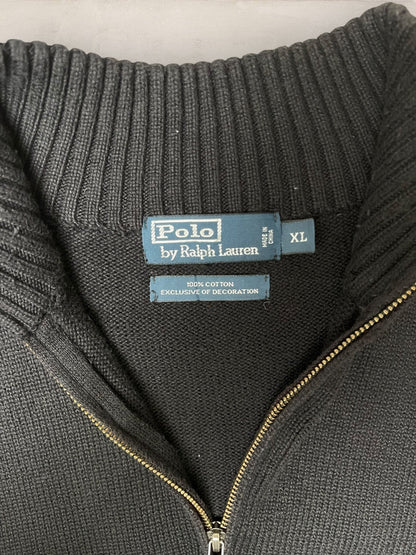 1/4 zip Homme Ralph Lauren Noir XL Ref:3708 - Noir - XL - amifrip