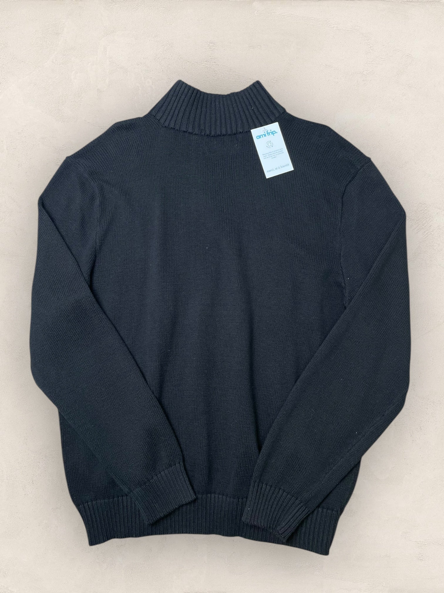 1/4 zip Homme Ralph Lauren Noir XL Ref:3708 - Noir - XL - amifrip