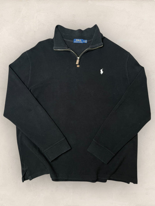 1/4 zip Homme Ralph Lauren Noir XL Ref:3715 - Noir - XL - amifrip