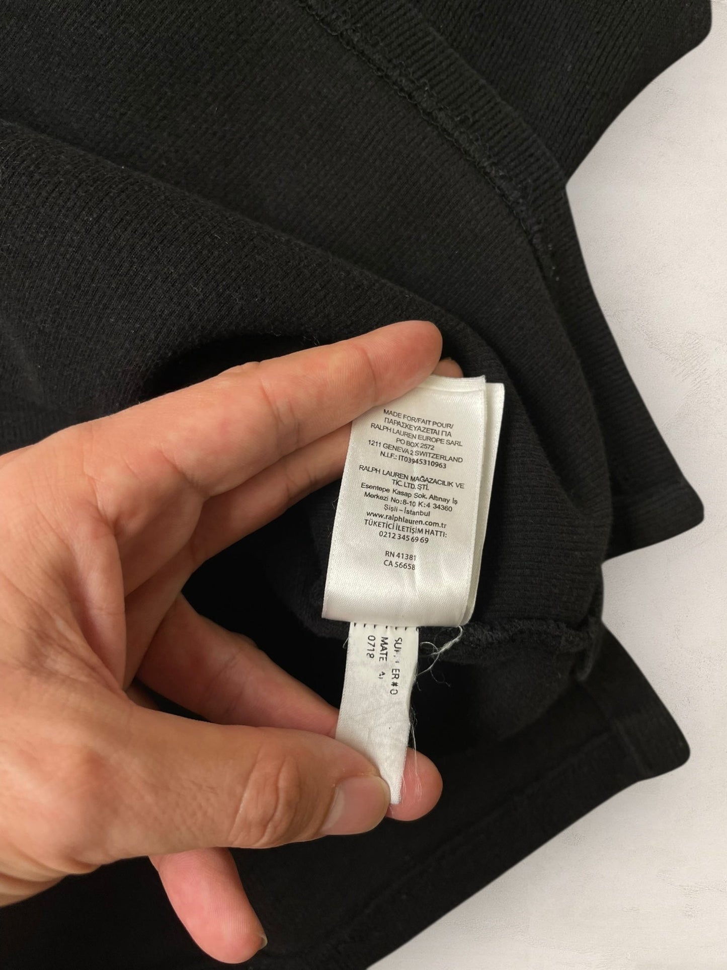 1/4 zip Homme Ralph Lauren Noir XL Ref:3715 - Noir - XL - amifrip