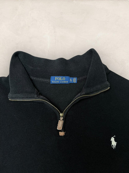 1/4 zip Homme Ralph Lauren Noir XL Ref:3715 - Noir - XL - amifrip