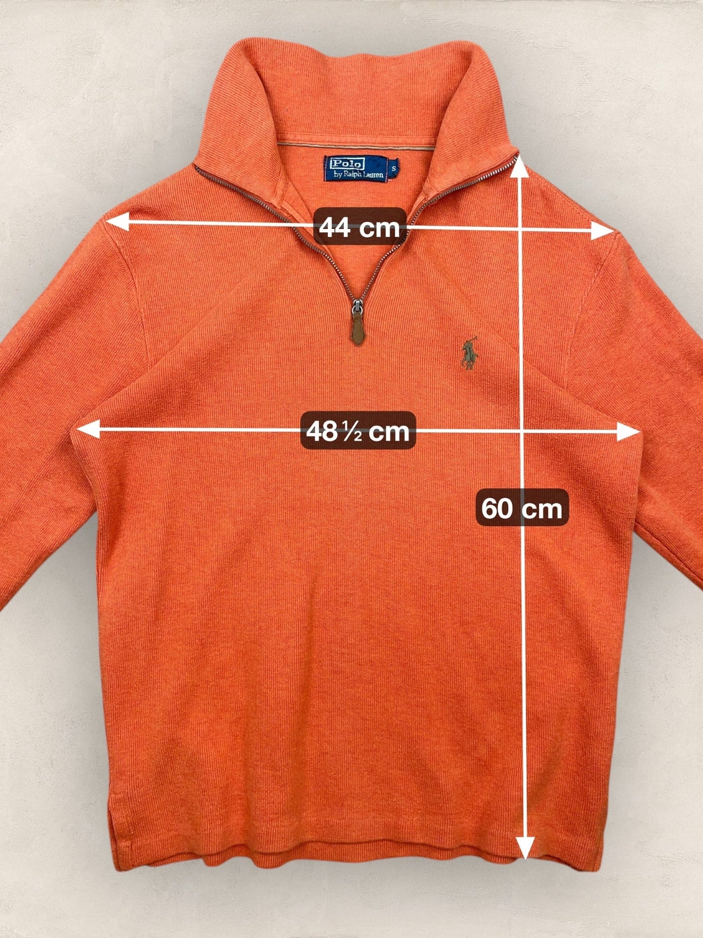 1/4 zip Homme Ralph Lauren Orange S Ref:3737 - Orange - S - amifrip