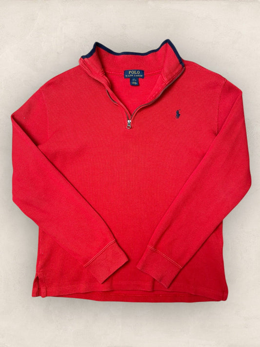 1/4 zip Homme Ralph Lauren Rouge S Ref:3732 - Rouge - S - amifrip