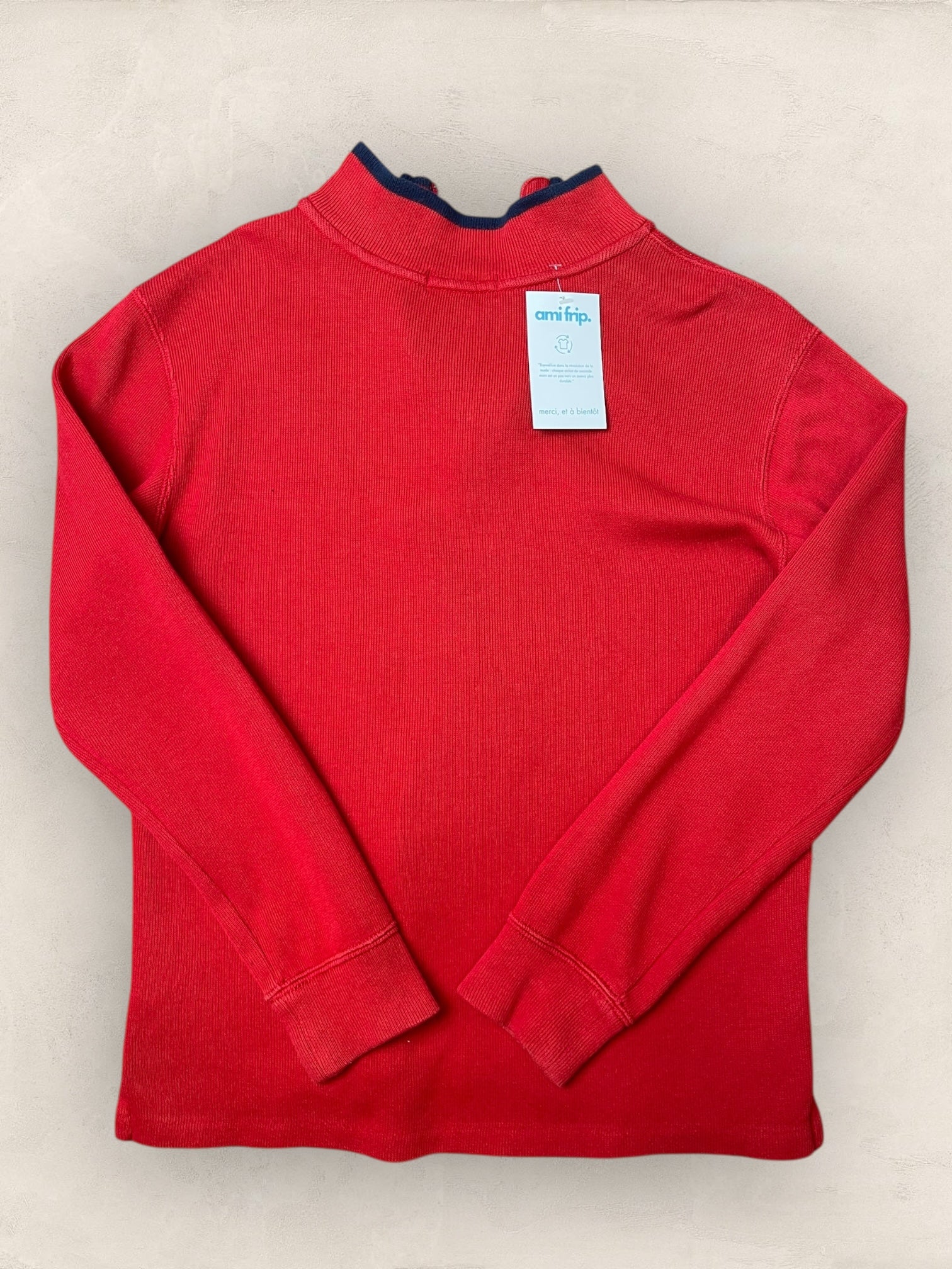 1/4 zip Homme Ralph Lauren Rouge S Ref:3732 - Rouge - S - amifrip