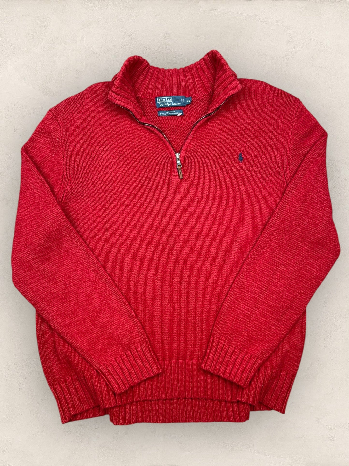 1/4 zip Homme Ralph Lauren Rouge XL Ref:3735 - Rouge - XL - amifrip