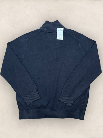 1/4 zip Homme Tommy Hilfiger Bleu Marine L Ref:3631 - Bleu Marine - L - amifrip