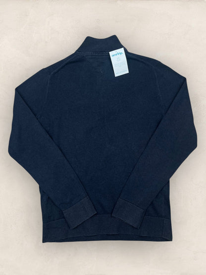 1/4 zip Homme Tommy Hilfiger Bleu Marine S Ref:3677 - Bleu Marine - S - amifrip