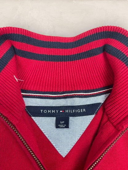 1/4 zip Homme Tommy Hilfiger Bleu Marine S Ref:3682 - Bleu Marine - S - amifrip