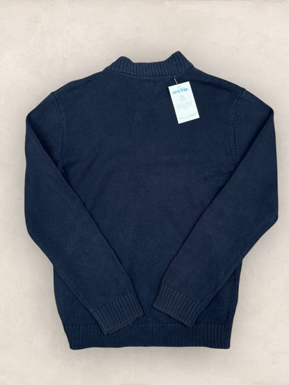 1/4 zip Homme Tommy Hilfiger Bleu Marine S Ref:3685 - Bleu Marine - S - amifrip