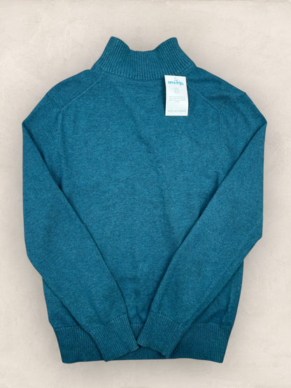 1/4 zip Homme Tommy Hilfiger Bleu S Ref:3695 - Bleu - S - amifrip