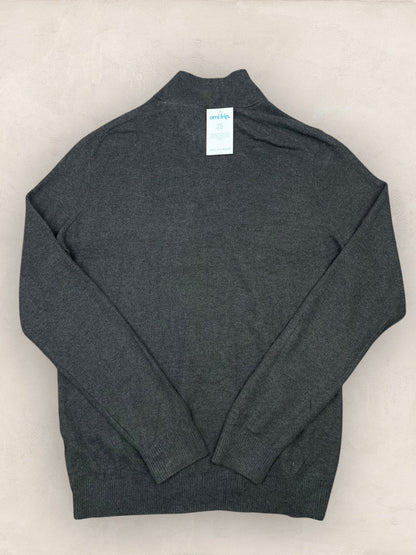 1/4 zip Homme Tommy Hilfiger Gris L Ref:3615 - Gris - L - amifrip