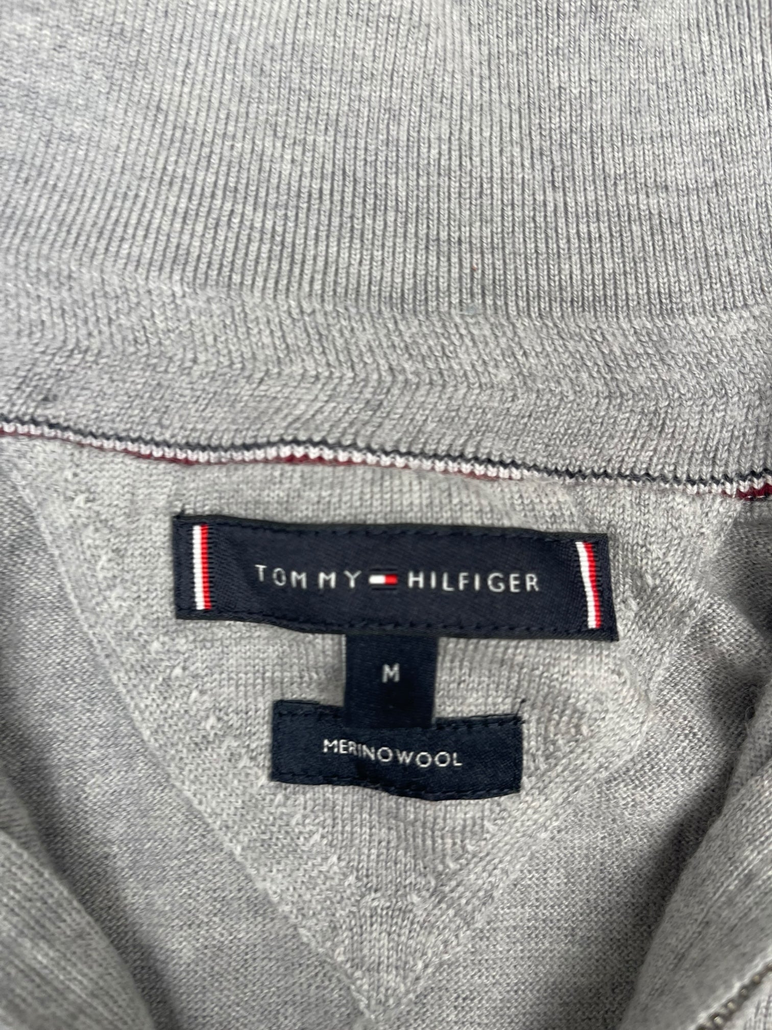 1/4 zip Homme Tommy Hilfiger Gris M Ref:3633 - Gris - M - amifrip