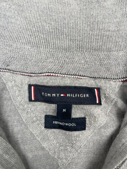 1/4 zip Homme Tommy Hilfiger Gris M Ref:3633 - Gris - M - amifrip