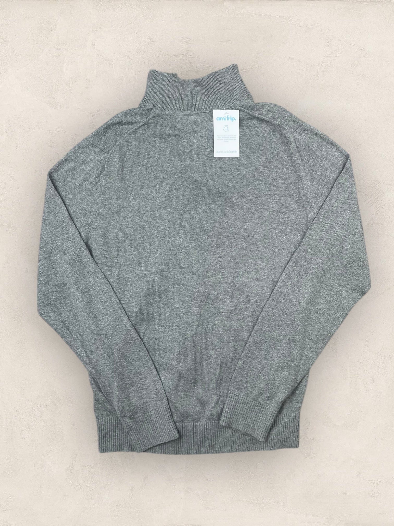1/4 zip Homme Tommy Hilfiger Gris M Ref:3639 - Gris - M - amifrip
