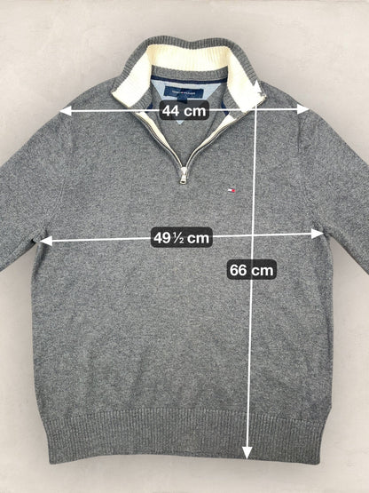 1/4 zip Homme Tommy Hilfiger Gris S Ref:3607 - Gris - S - amifrip