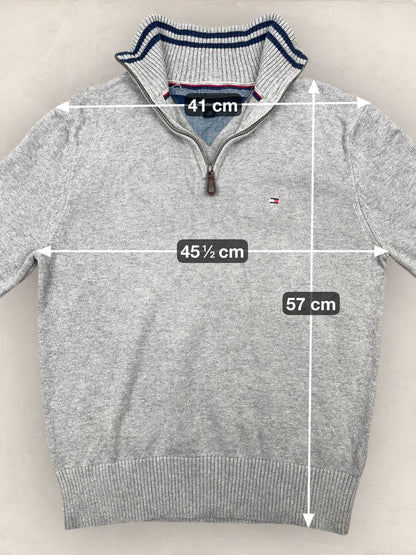 1/4 zip Homme Tommy Hilfiger Gris S Ref:3617 - Gris - S - amifrip
