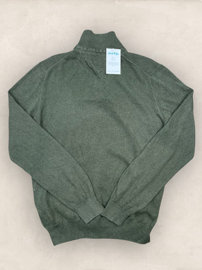 1/4 zip Homme Tommy Hilfiger Kaki M Ref:3619 - Kaki - M - amifrip