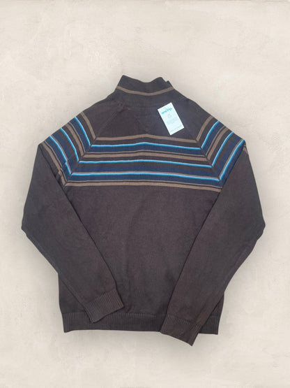 1/4 zip Homme Tommy Hilfiger Marron L Ref:3649 - Marron - L - amifrip