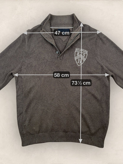 1/4 zip Homme Tommy Hilfiger Marron L Ref:3683 - Marron - L - amifrip