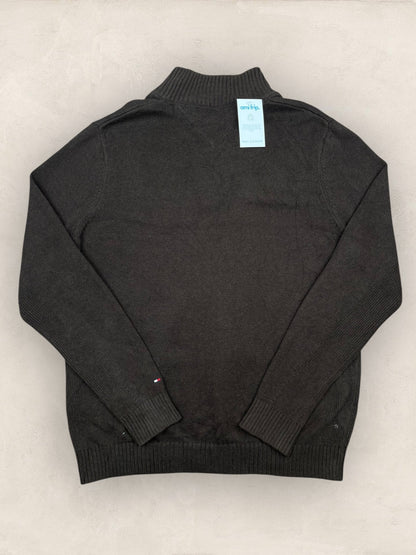 1/4 zip Homme Tommy Hilfiger Marron L Ref:3683 - Marron - L - amifrip