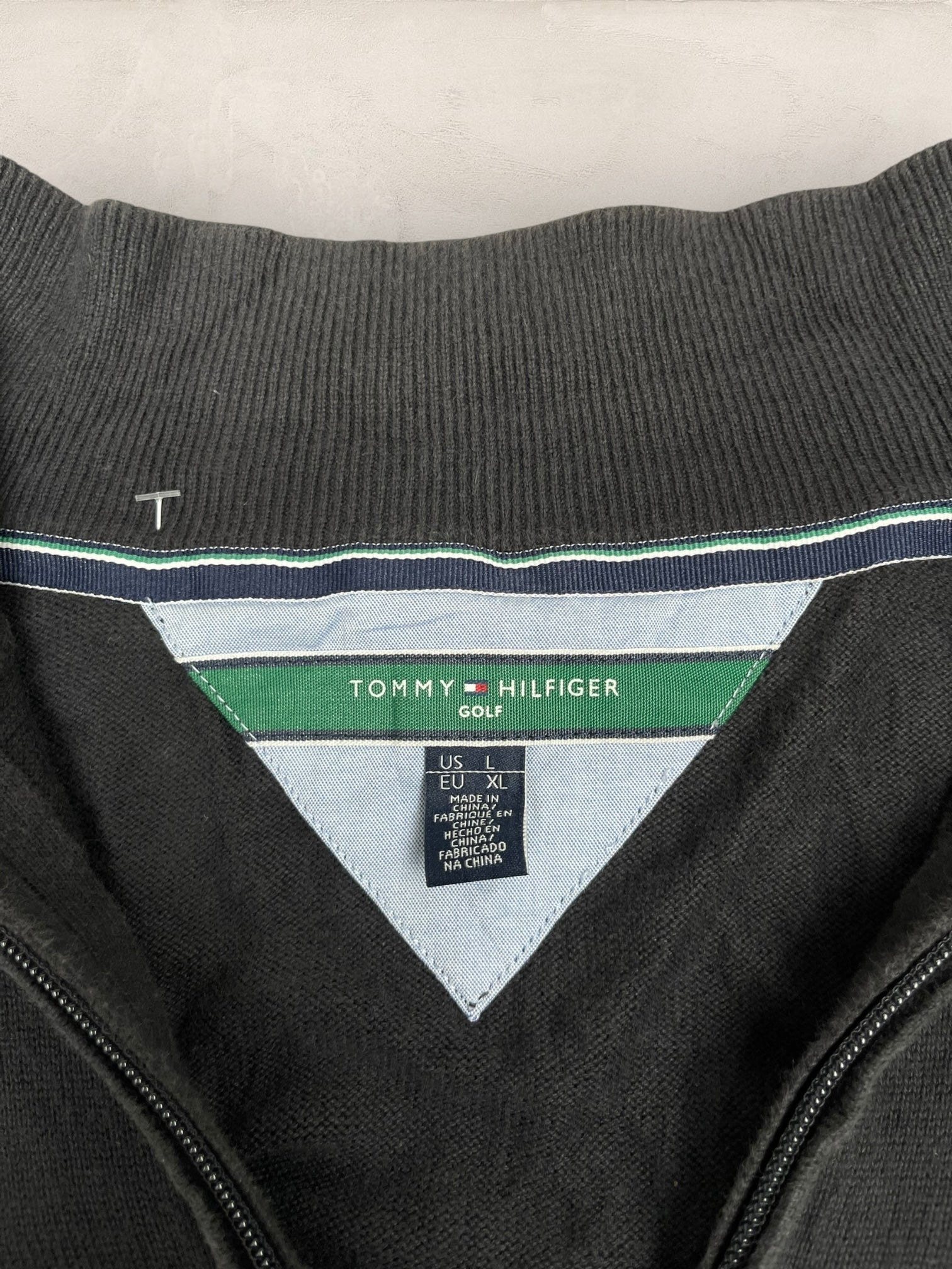 1/4 zip Homme Tommy Hilfiger Noir L Ref:3612 - Noir - L - amifrip