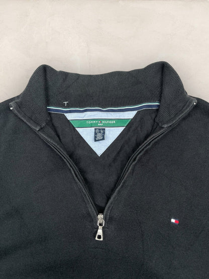 1/4 zip Homme Tommy Hilfiger Noir L Ref:3612 - Noir - L - amifrip