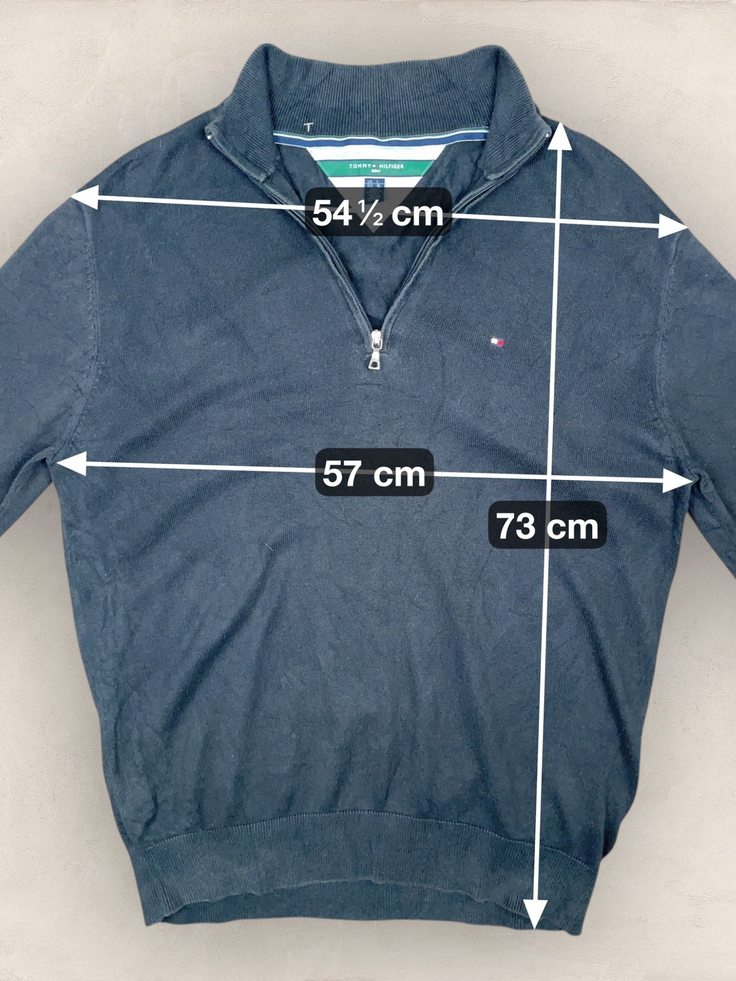 1/4 zip Homme Tommy Hilfiger Noir L Ref:3612 - Noir - L - amifrip