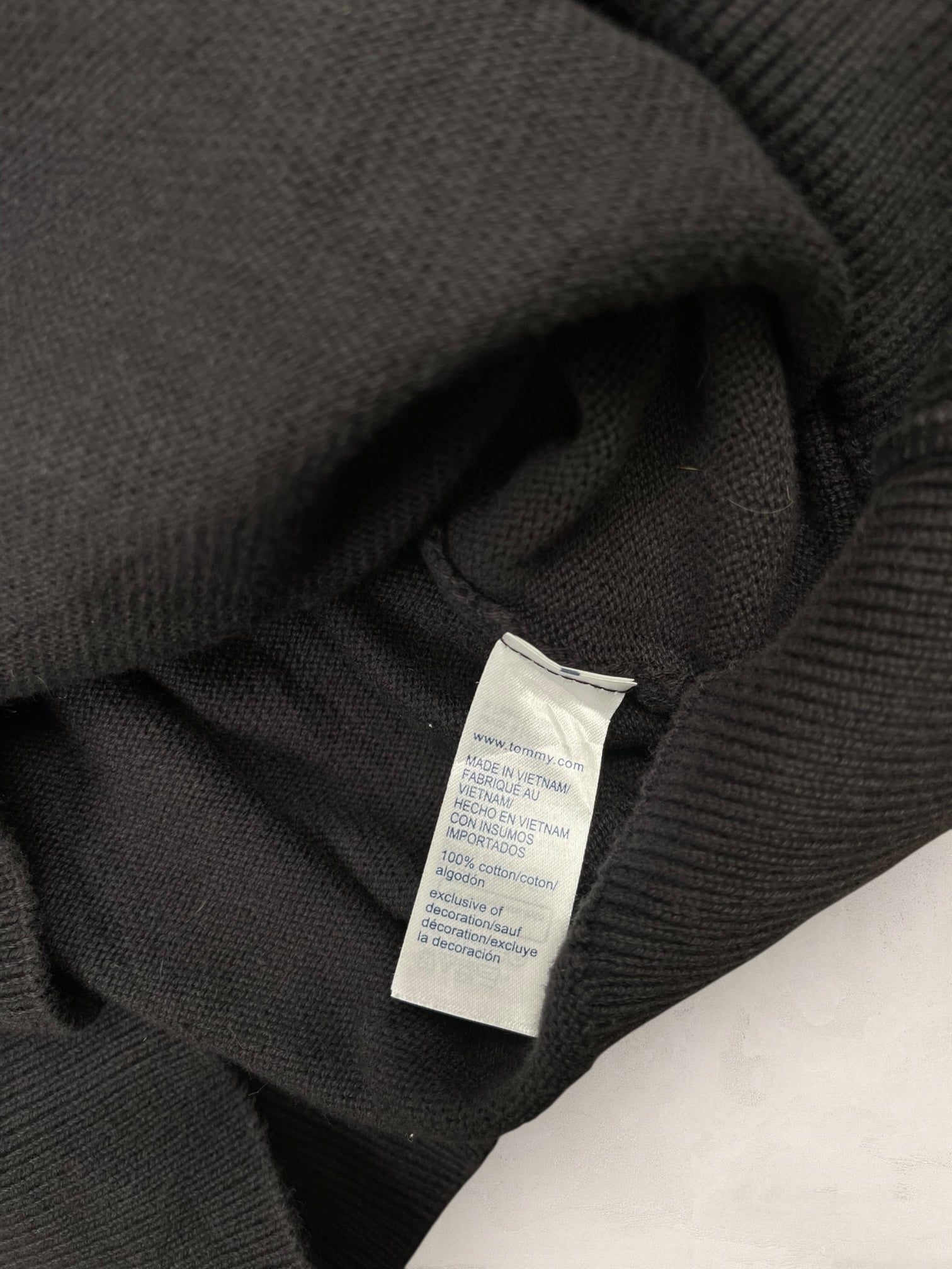 1/4 zip Homme Tommy Hilfiger Noir L Ref:3691 - Noir - L - amifrip